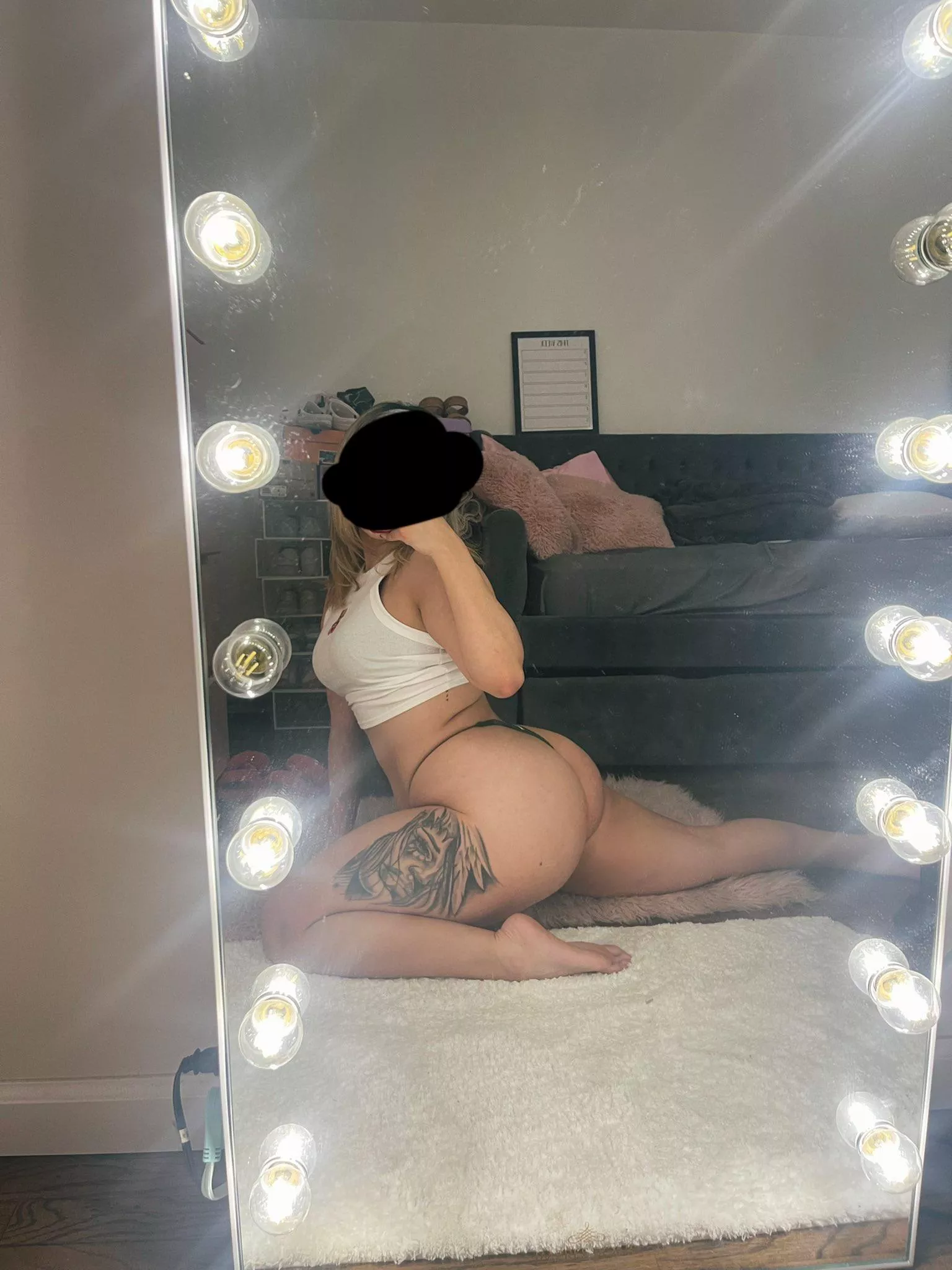 This is my wife 23 and i 24 feel like i can satisfy her cuz i have a 4 inches dick so i decided today to jerk off on how people would fuck her infront of me dm me posted by ResponsibleCell5025