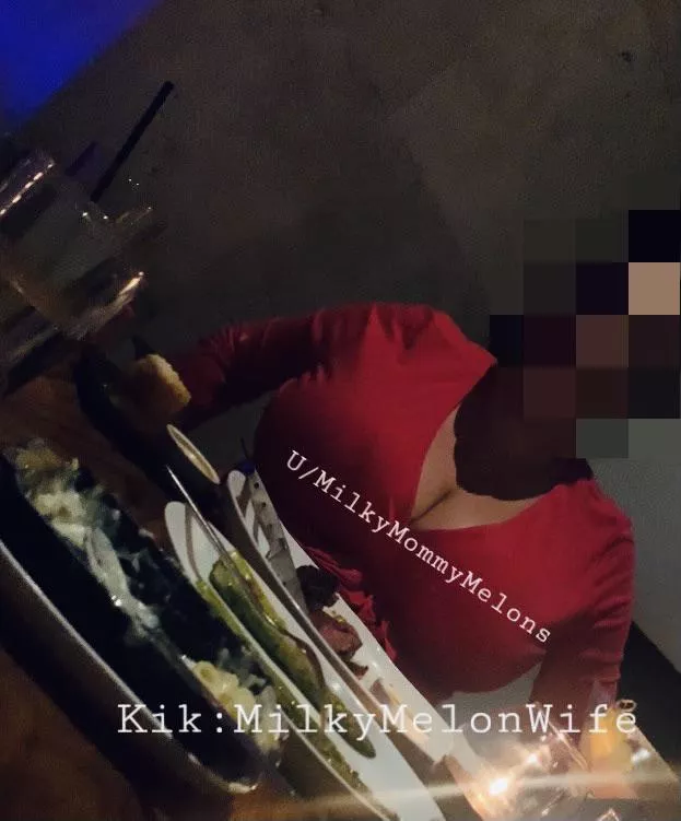 This Is My Wife. But you can call her Mommy 🍈 🍈 . should we keep sharing ? posted by MilkyMommyMelons