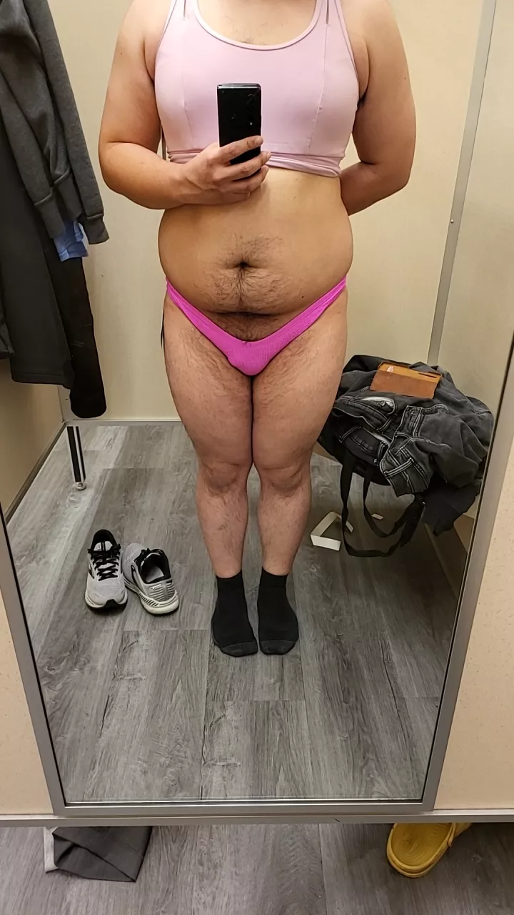 This is what I get for DMing an 18 year old BWC...now I'm dressed up in the fitting room of a Nordstrom Rack. He says I need to wear the panties home. posted by asianbetatoy