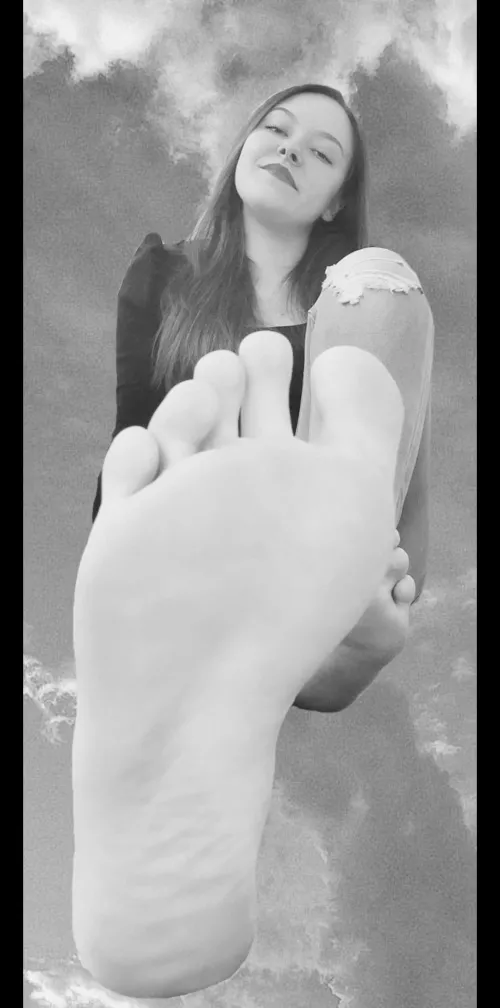 This is where you belong. 😏 by FootGoddessBrogan