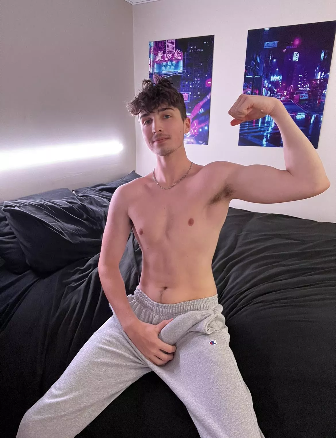 This is why I love grey sweatpants posted by sadboycad