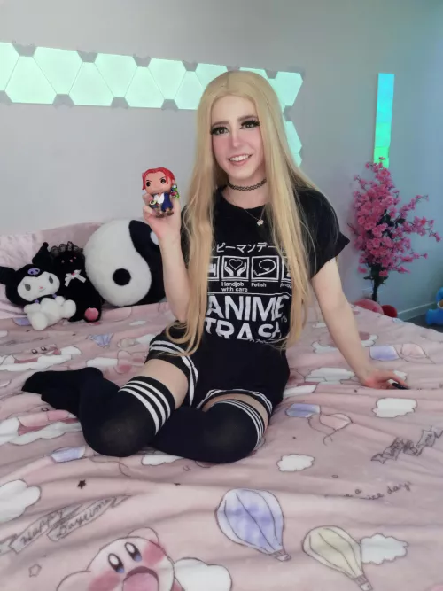 this is your snack while we watch anime 🤤🍑 by ellieraelol