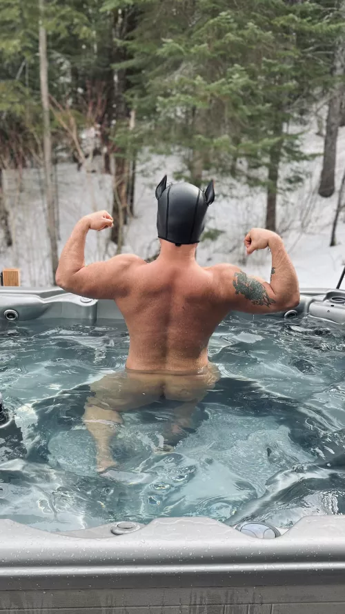 This muscle Puppy little bro needs a tail! 🐶☺️💪🏼 by stepflexbro