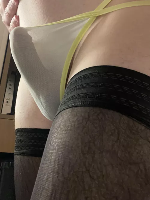 This new thong has me so turned on; do you like what you see? by PegMe36