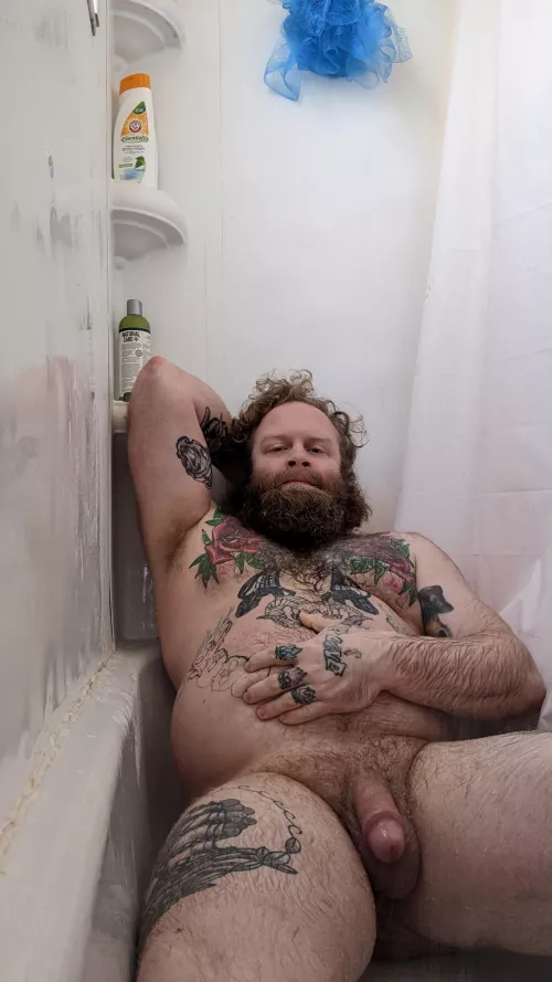 This one really made me start hitting the gym! Took this a few weeks ago by thebearded_tattooist