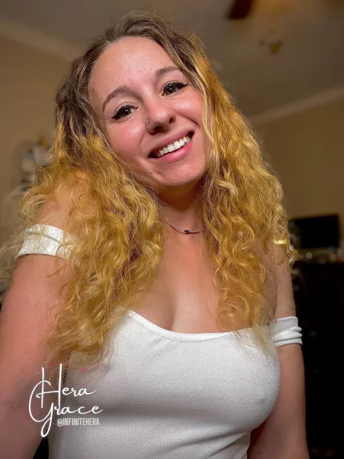 this shirt is a bit tight, but I doubt anyone will mind by infinitehera