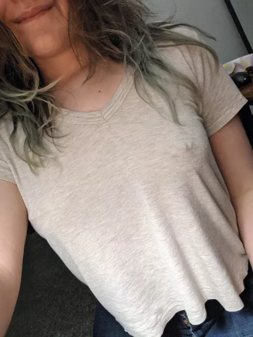 this shirt is very comfy, but also very revealing by KaliCox