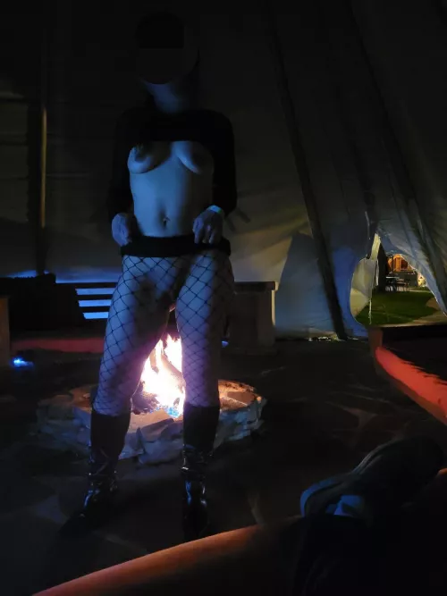 This teepee is made for fucking! Do you watch or participate? 44f/46m by COcouple420