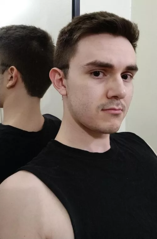 This time I didn't messed up cutting my own hair... right? 👀 by UsedAvocado