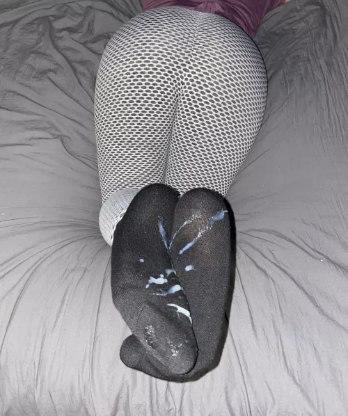 This time I let him cum on my socks. by _LacyLucy226