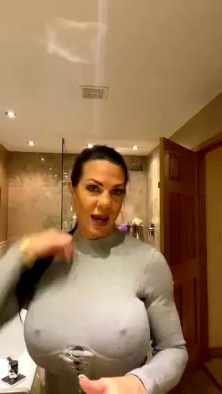 This time Linda failed to hide her big nipples posted by Forest481