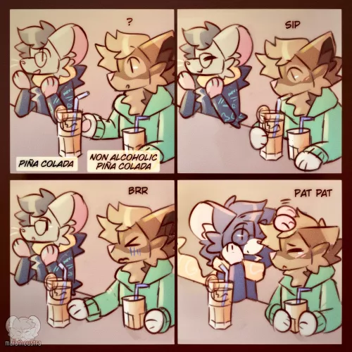 This time we went to my local bar which makes really strong cocktails ~ art by me @maiathoustra by maiathoustra