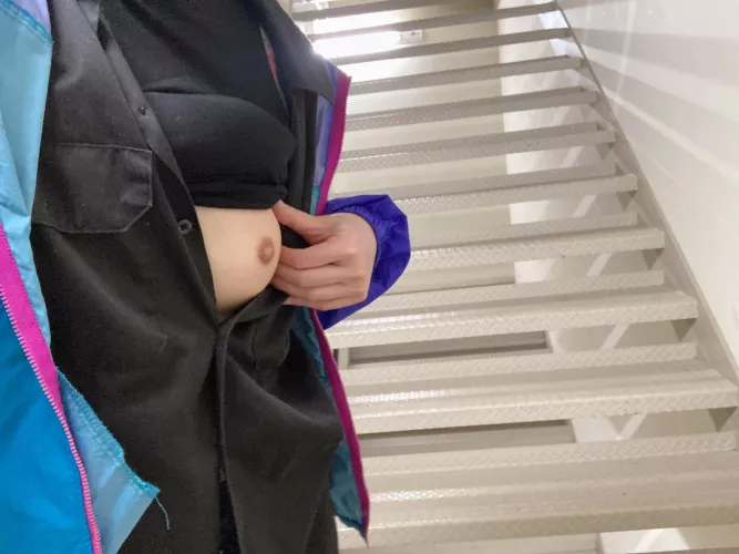 This was the max I could go for at my work building staircase🥲 because there was literally someone coming up… by chika_m