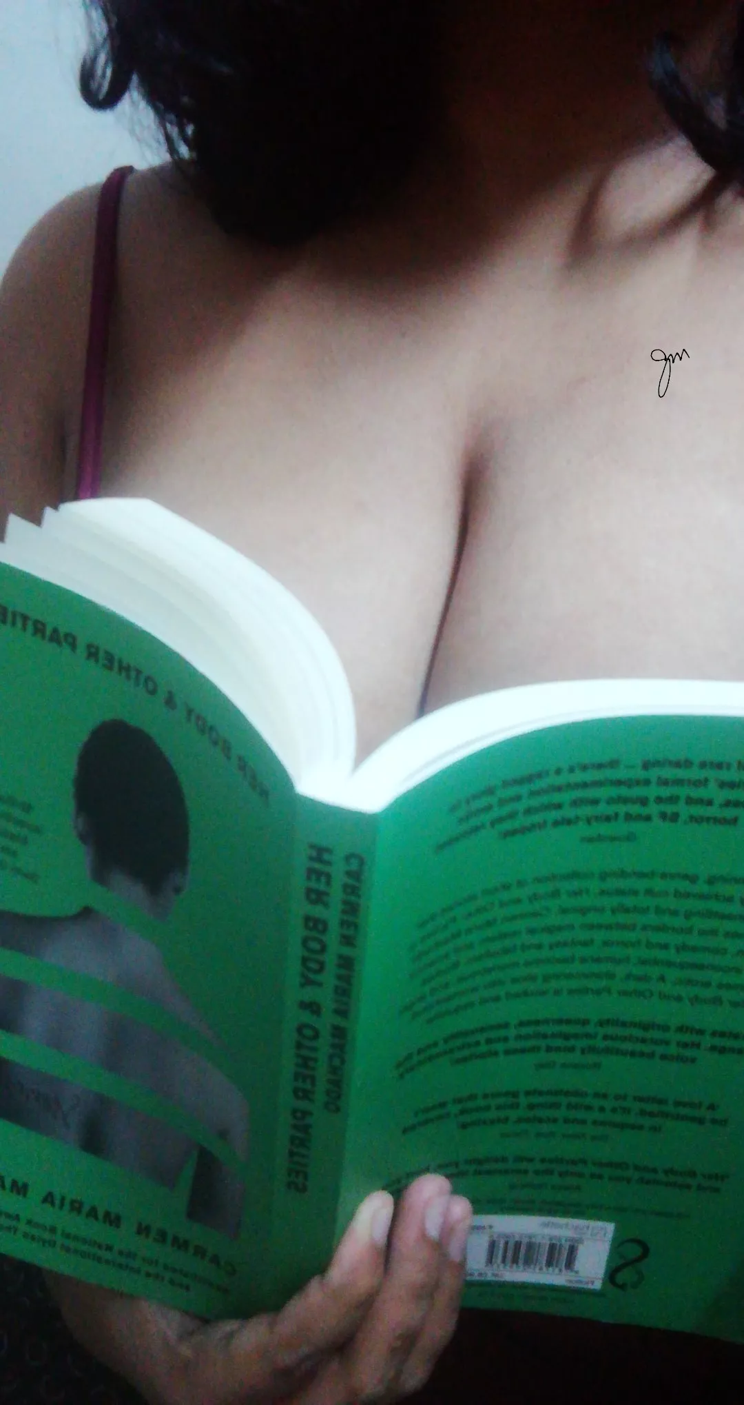 Thought I'll show you the title o(f) my book posted by greenmarigold