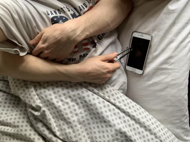 Thought y’all might appreciate this pic my gf took of my arms while I was sleeping by Am_i_banned_yet__