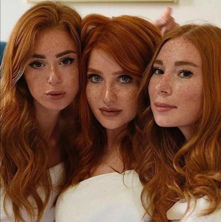 Three freckled redheads posted by RealisticOpinion405