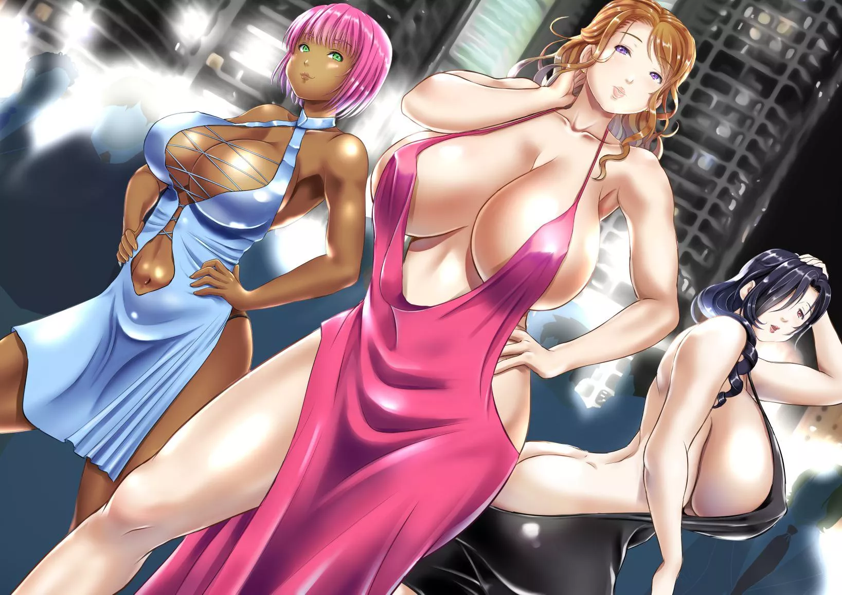 Three sexy mommies. You also get to choose which in you like. posted by Hafuronin85
