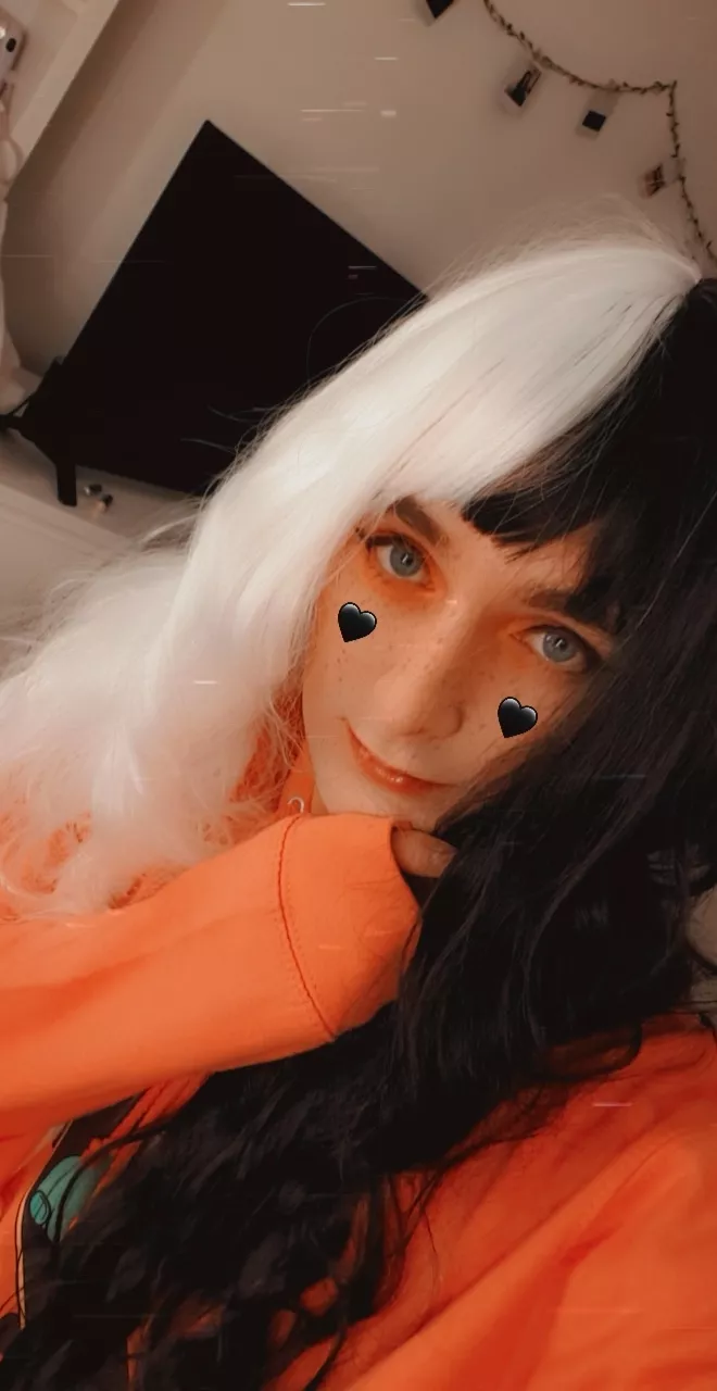 throwback to my first ever attempt at being fem. All I owned was a wig and some cheap makeup lol posted by ellarileyyy