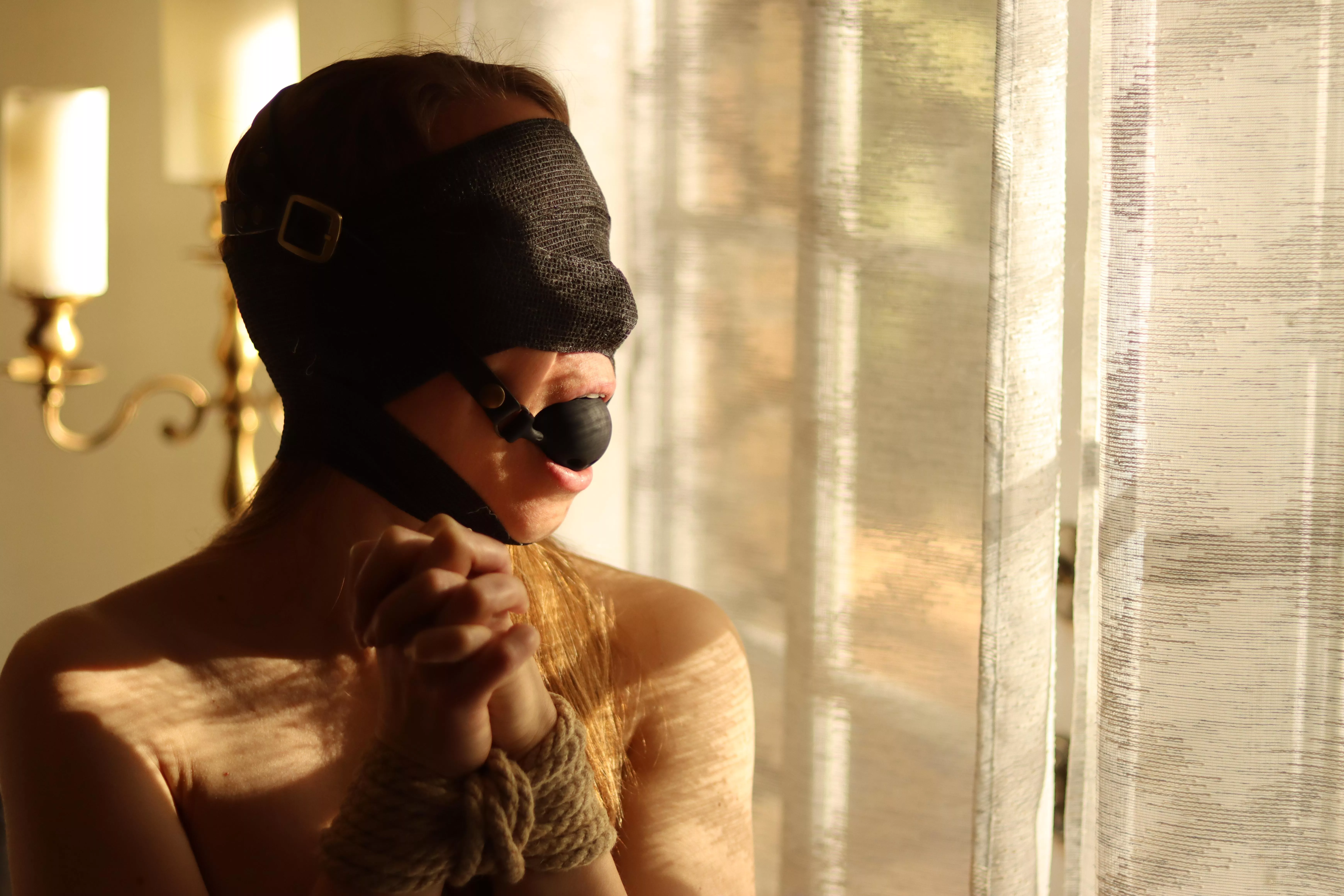 tied, taped, and gagged 😋 posted by Sabersmyth