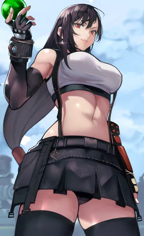 Tifa’s thicc thighs by KhunEduan69