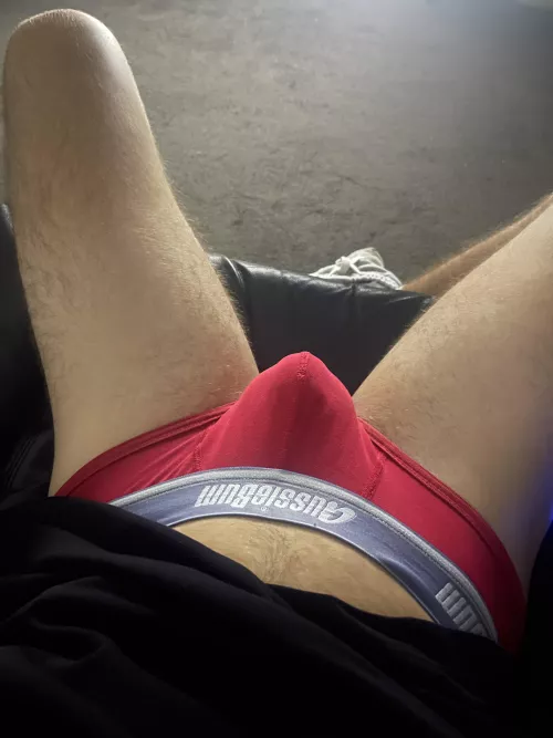tight red briefs by dannywanks