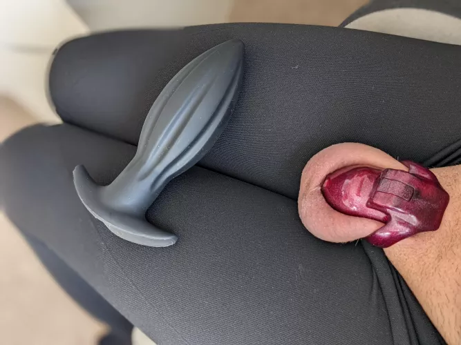 Time for squats with the monster plug inside me by RubberSissy3