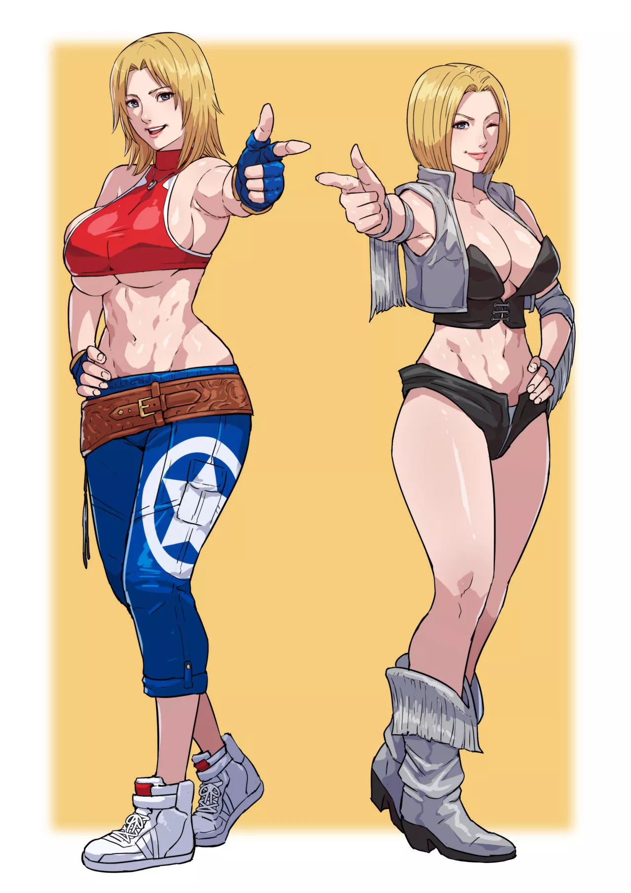 Tina and Blue Mary outfit swap (Cirenk) posted by coldburgers