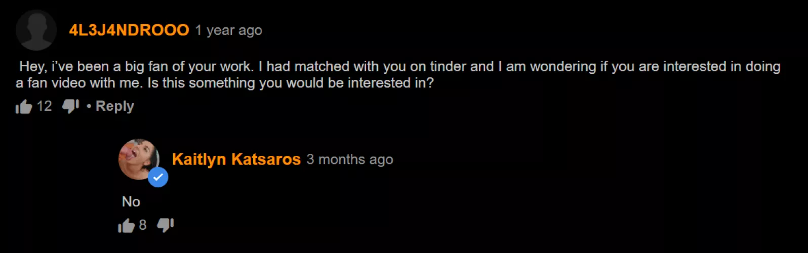 Tinder match (pfp is nsfw) by Mock-Mofar-Hane