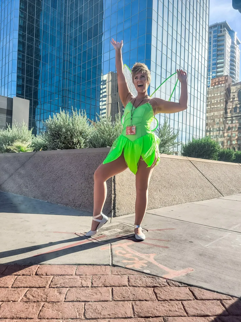Tinkerbell in the city posted by wrenchingrosie