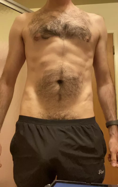 Tiny little workout shorts… by zendiagram77