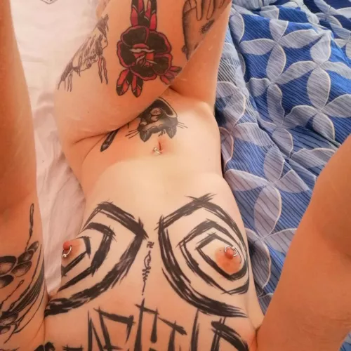 tiny tits with tattoos... do you like them? by EducationalAttorney0