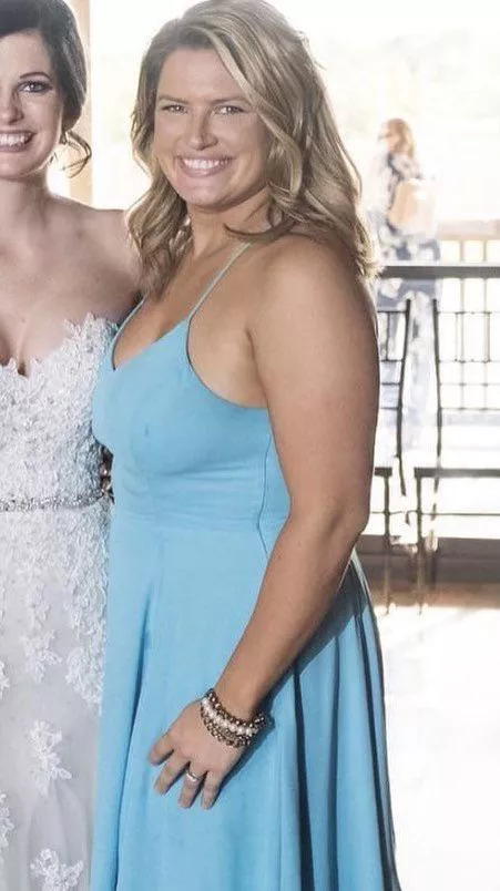 Titty Tuesday—Braless at a friend’s wedding letting them hang posted by Themsomebigheavies