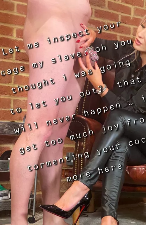 To perform them all you will needs some tools, starting with a chastity device. In collaboration with Oxy-Shop, I have put together the ultimate set of orgasm control toys by Mistresscourtney2