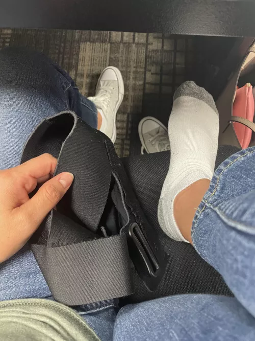 Today is a *grey Chucks, white ankle socks and a side of ankle brace* kinda day. by Evisfeet