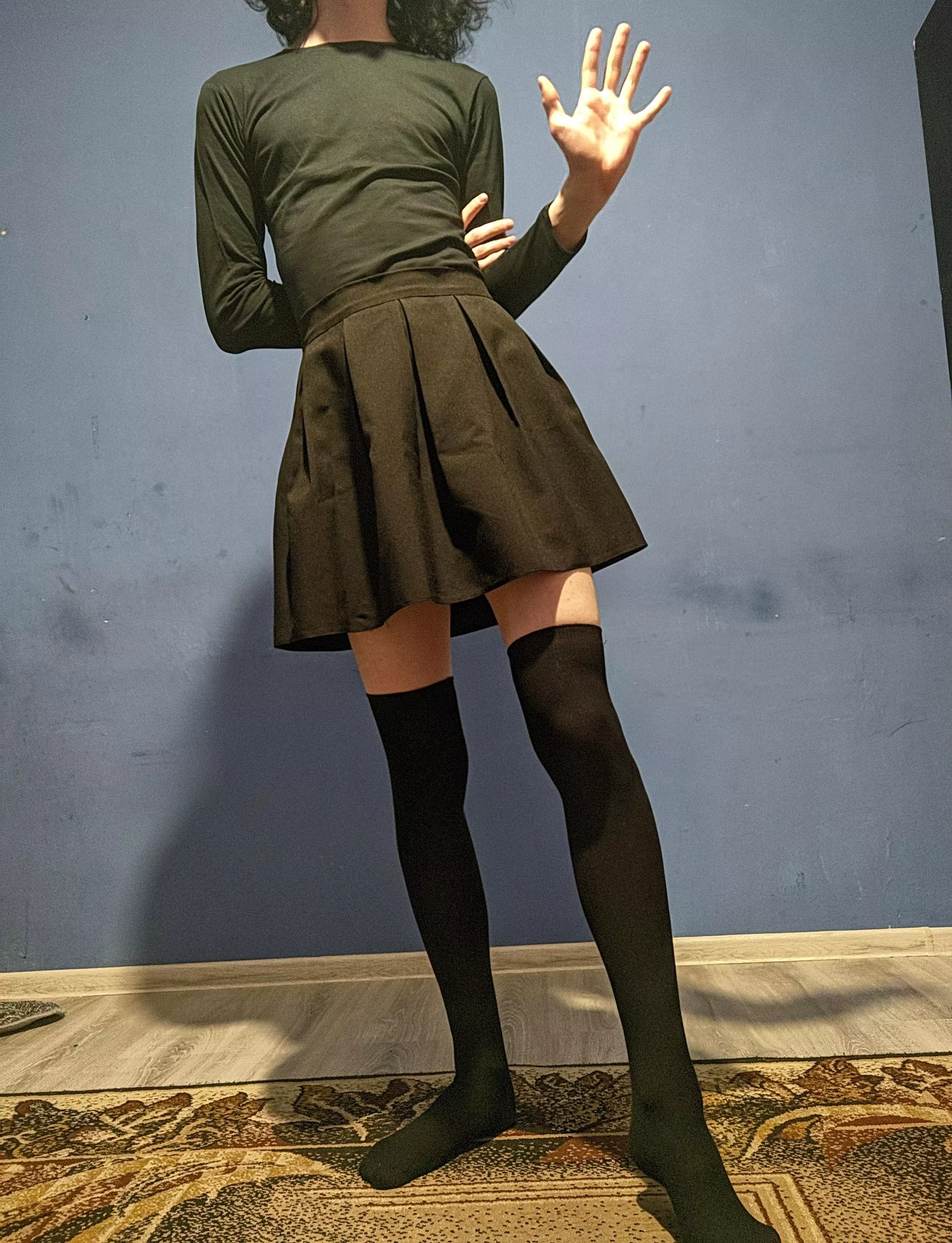 Today's the Femboy Day so I finally fulfilled my fantasy. Hope I'm not hideous x_x posted by BlackSeaBee