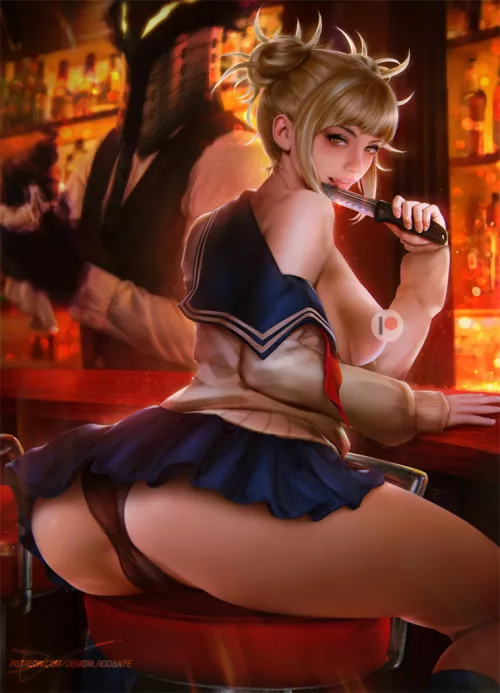 Toga at the bar [DemonLordDante] by GongonzolaH