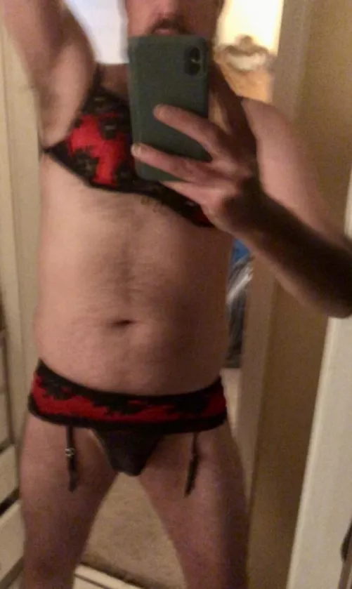 Told my wife I might borrow these to wear under my suit at the office tomorrow… by polostud724