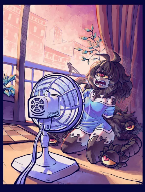 Too hot by HazardouzBird