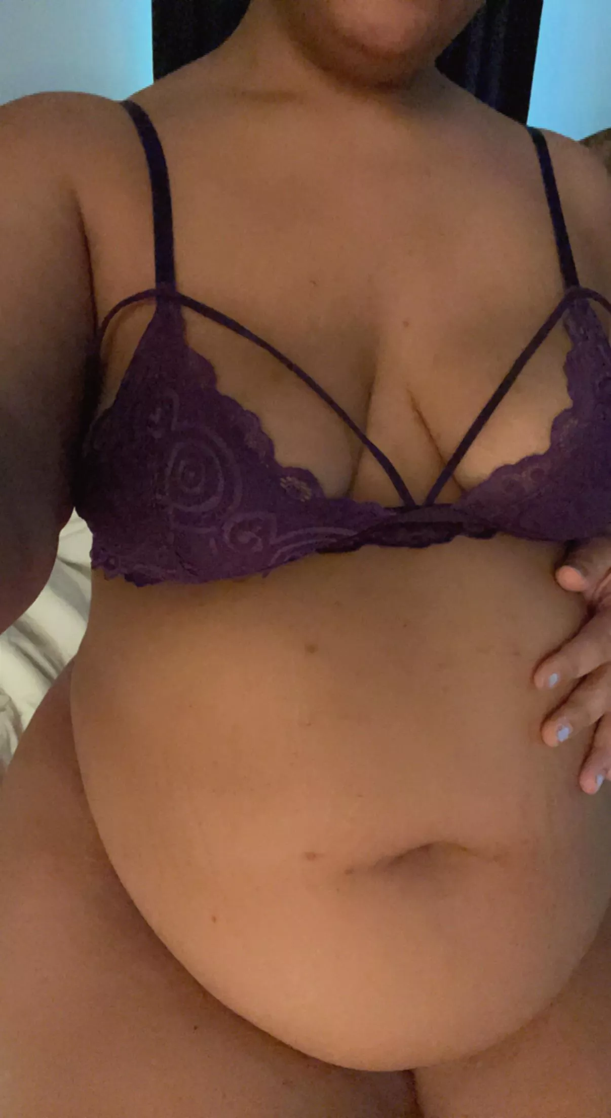 Too much tummy for you? 🥺 posted by Priyasangria