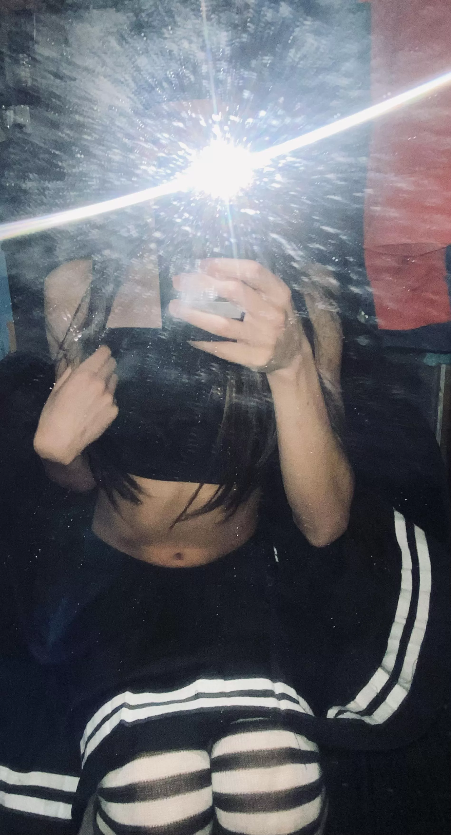 Too shy to show my face sorry🥺 What do y’all think of my fit?😌 posted by Josefinaa_1337