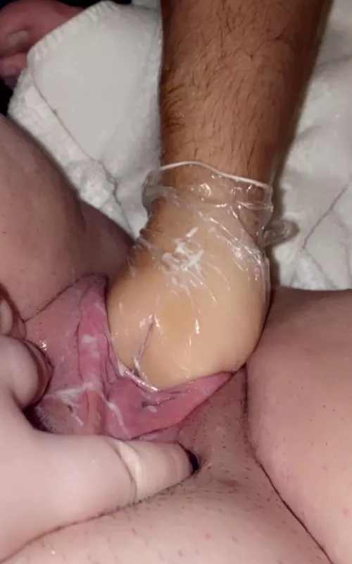 Took daddies whole fist😍🤤 by slutty_tendensies