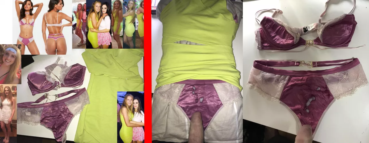 Took her lingerie as a trophy after taking her virginity, thinking about blowing my load on them by SubmissiveTrapSamus