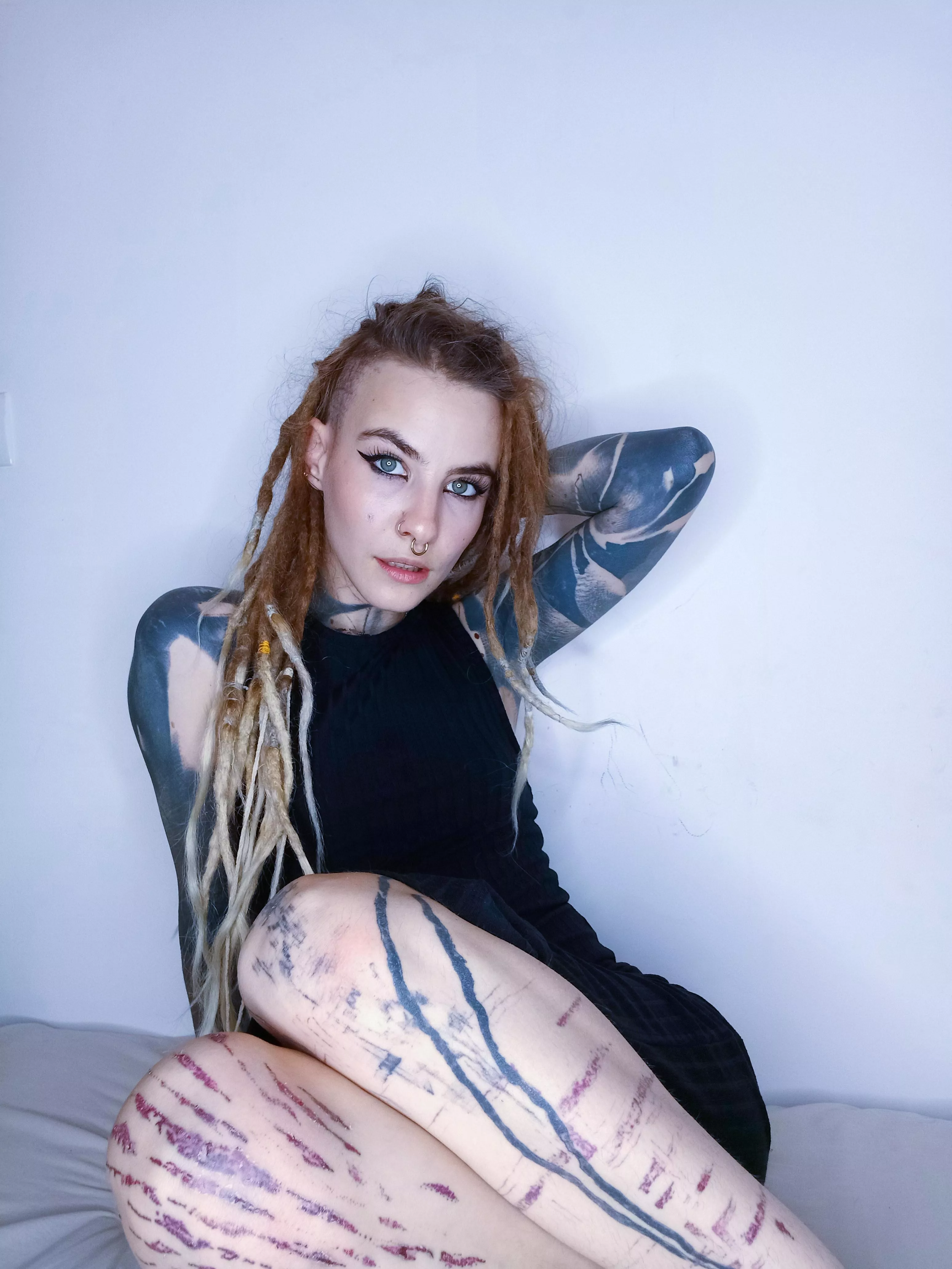 took some photos tonight 💙 posted by milaxmnsn