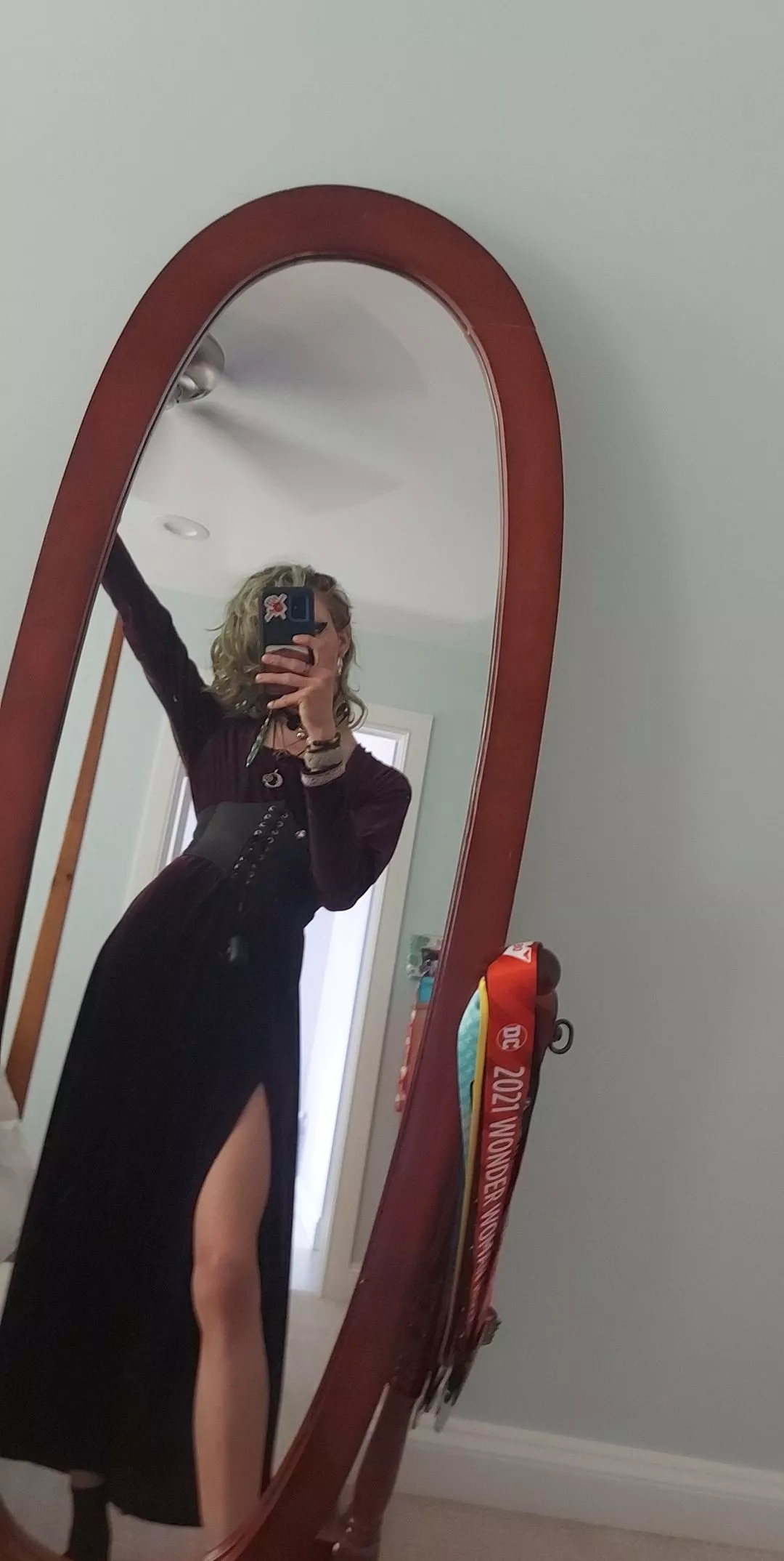 Took this after I got home wearing this to school (although I wasn't wearing my sexcee boots I wore that day I still felt hot) posted by gothfemboyfagg