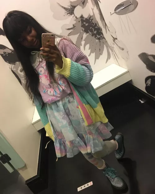 Took this in the dressing room, hope all the superior white daddies here find me cute! by LazyButterflyyy