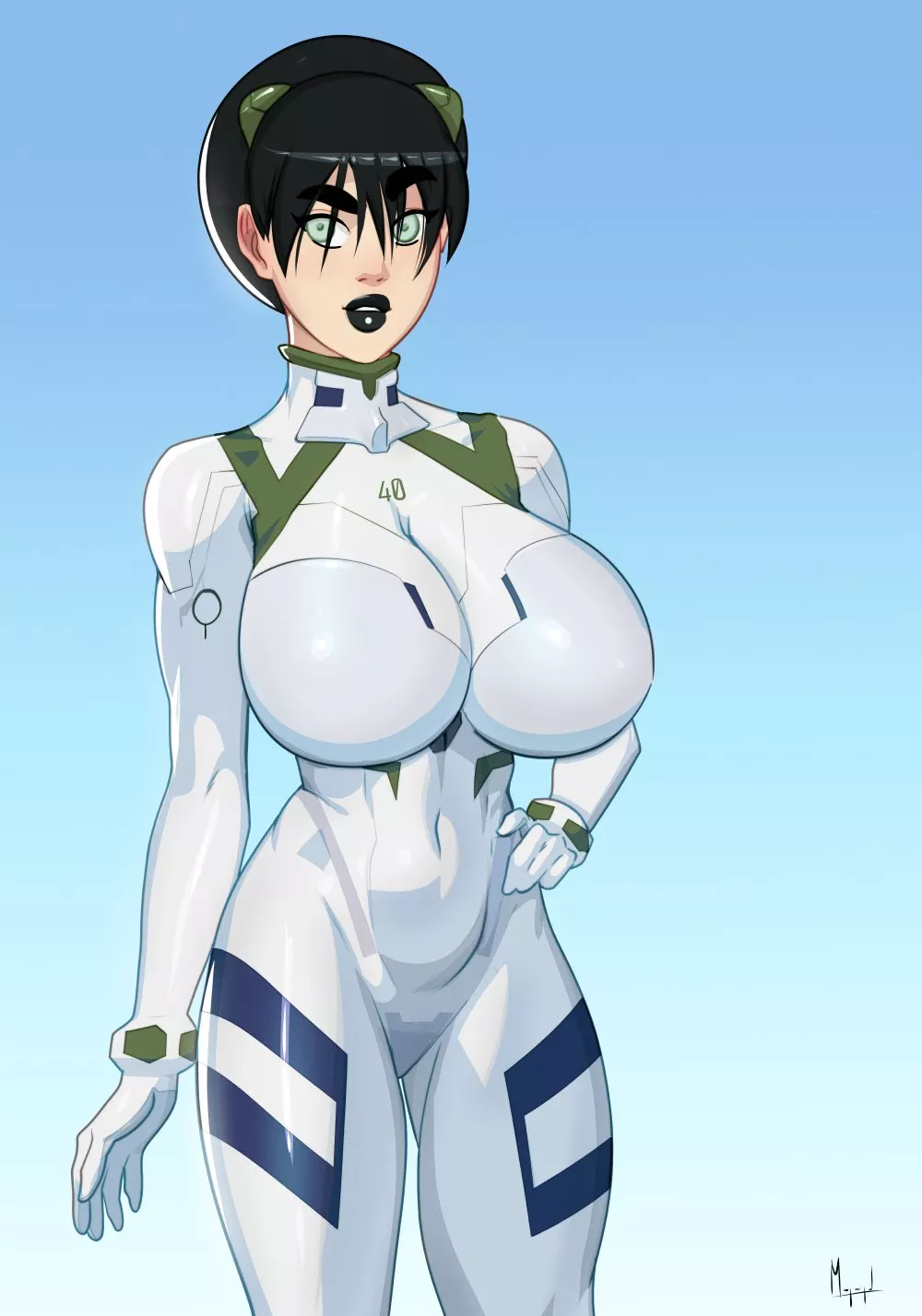 Toph The Eva Pilot (Morganagod) [Avatar/ Evangelion] posted by sequence_string
