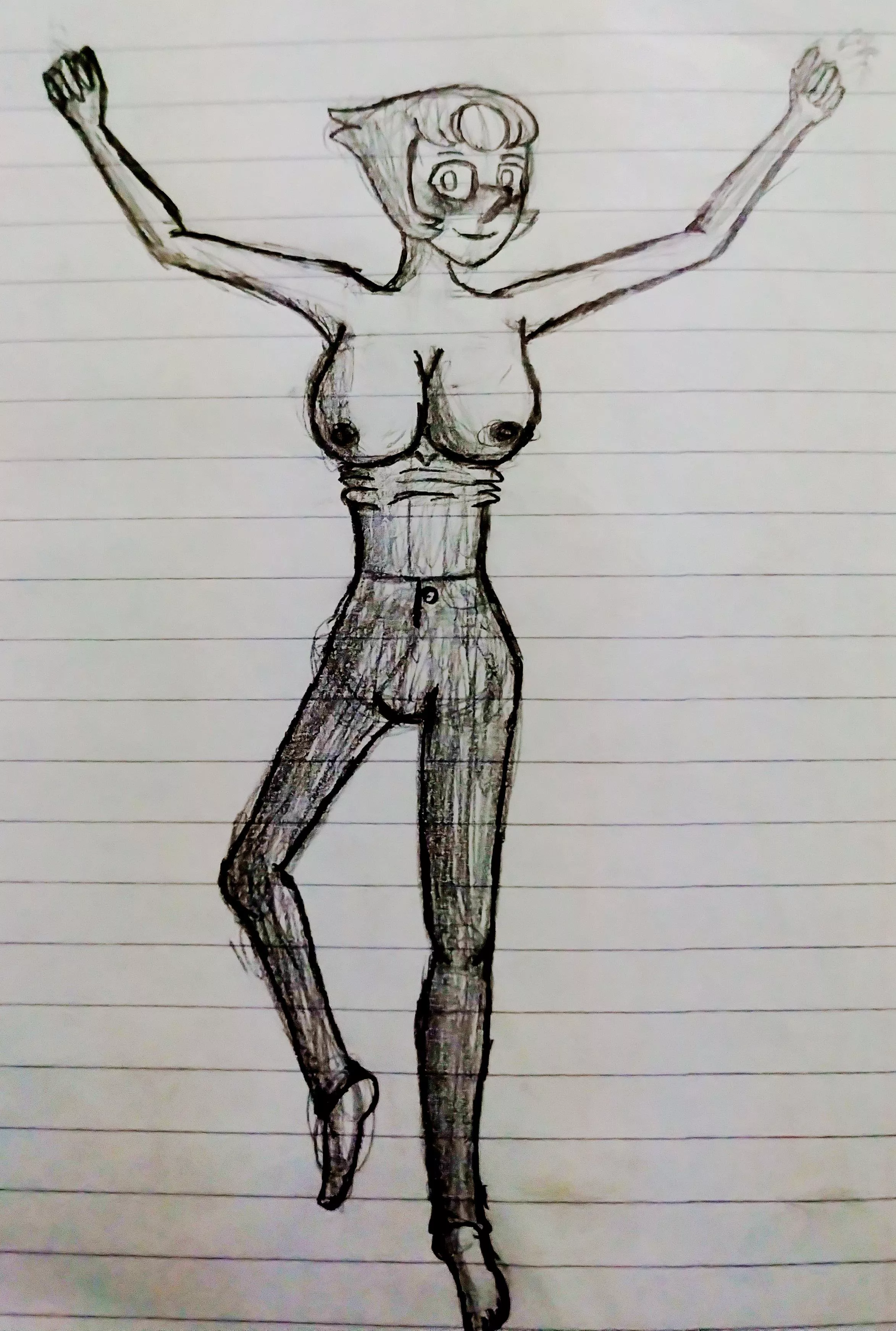 Topless lying Pearl posted by umut2k6