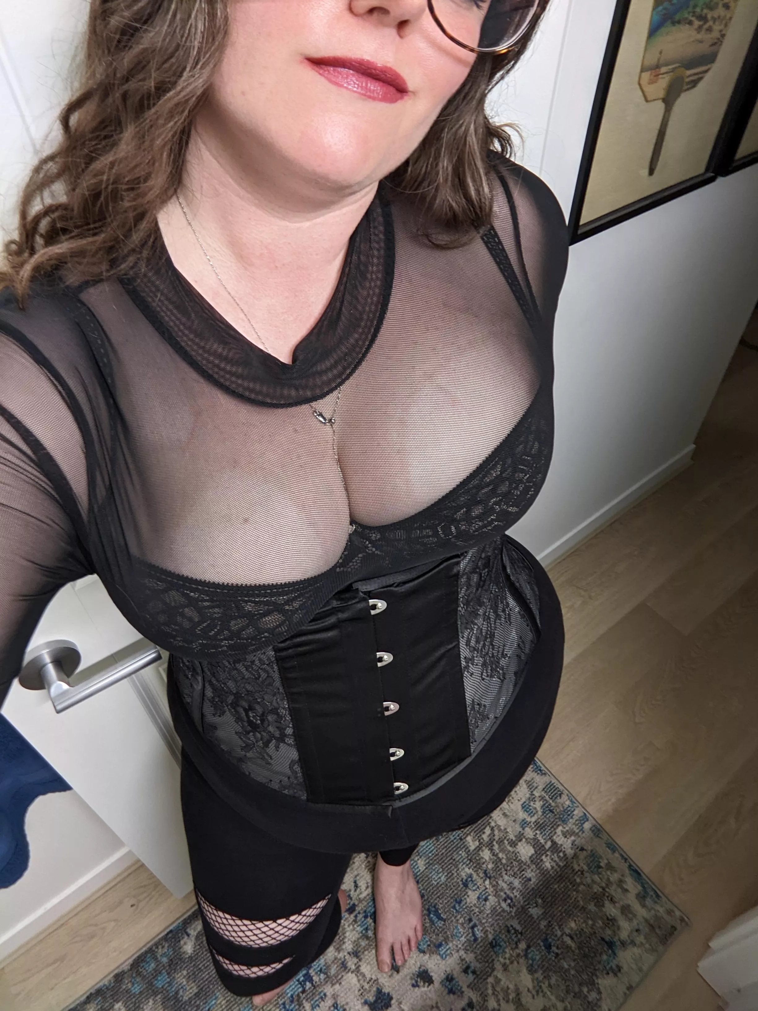 Totally tame outfit to innocently read a book at a bar... [F] posted by make_me_a_good_girl