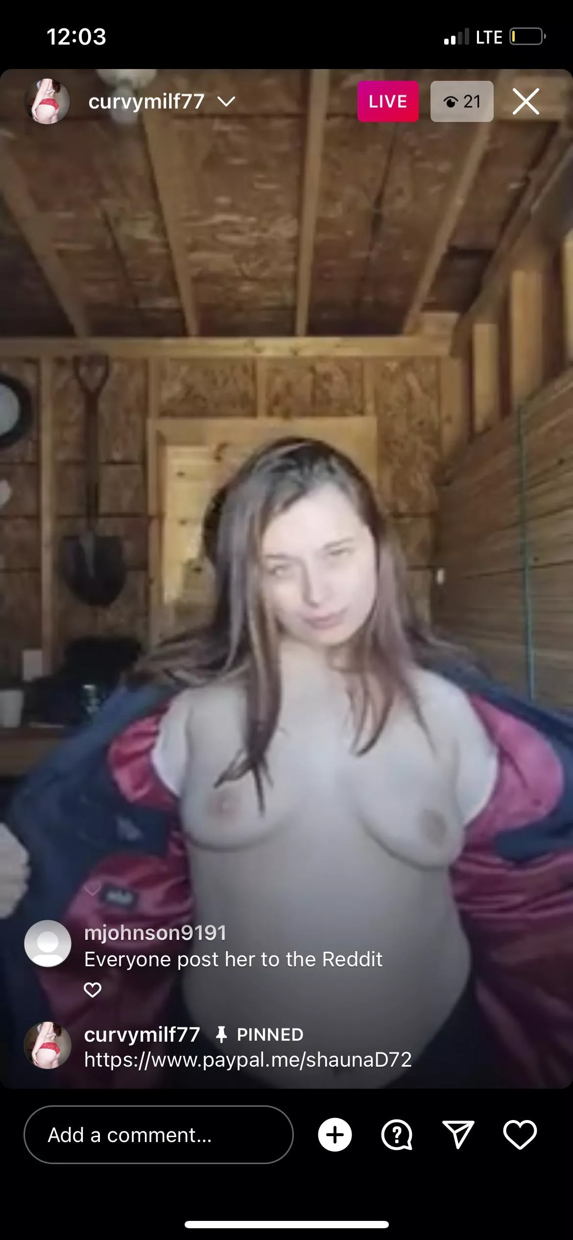 Touching herself at $150 goal posted by Xplosives69