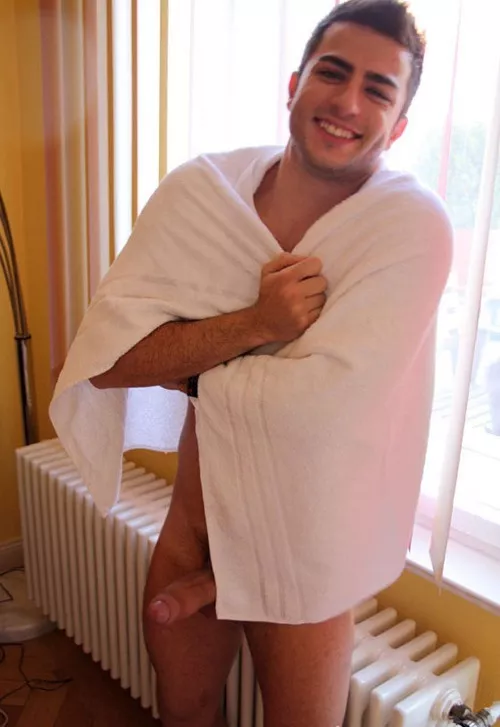 Towel Is Soft, Whilst tje Cock Is Hard by fetchprison